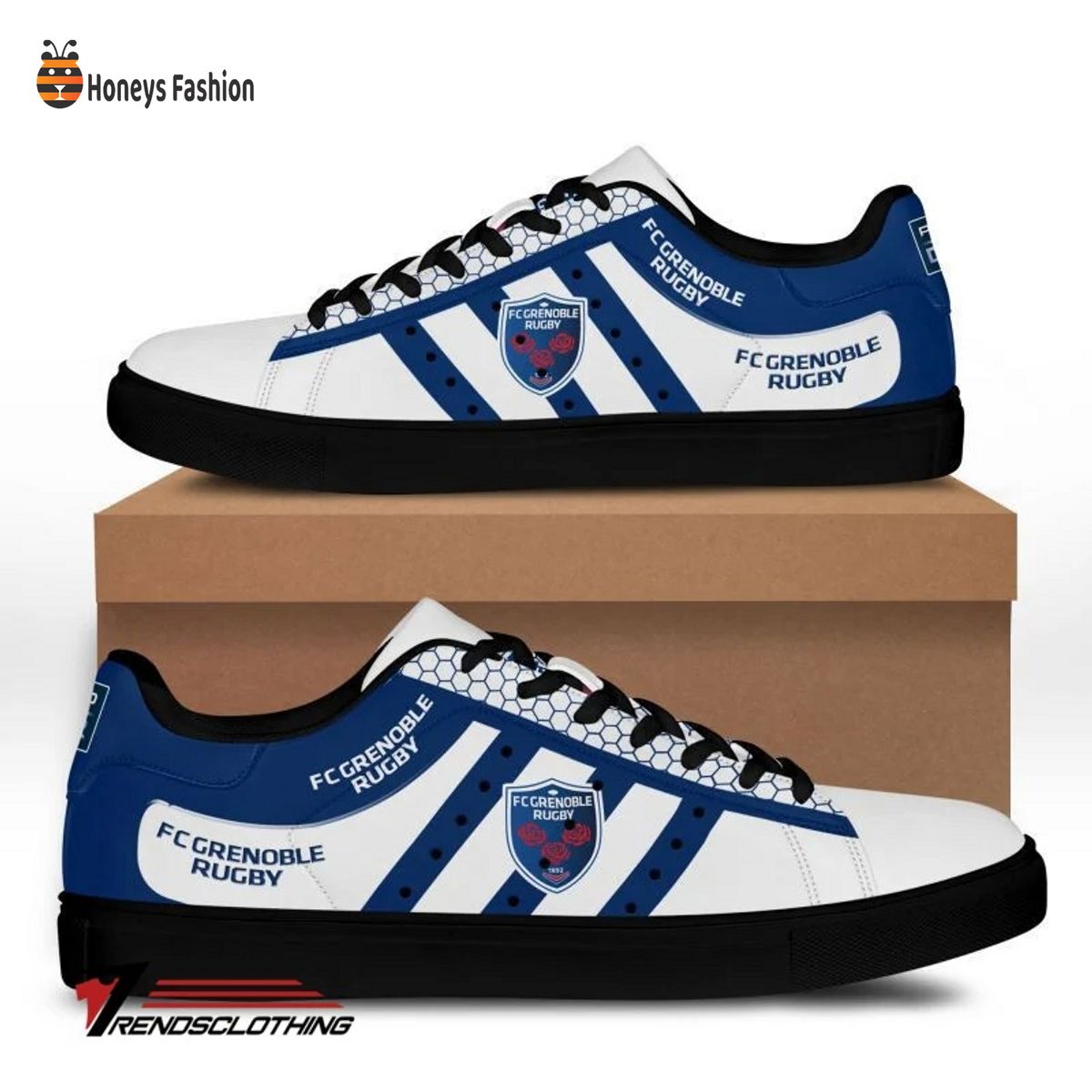 FC Grenoble Rugby 2023 stan smith skate shoes