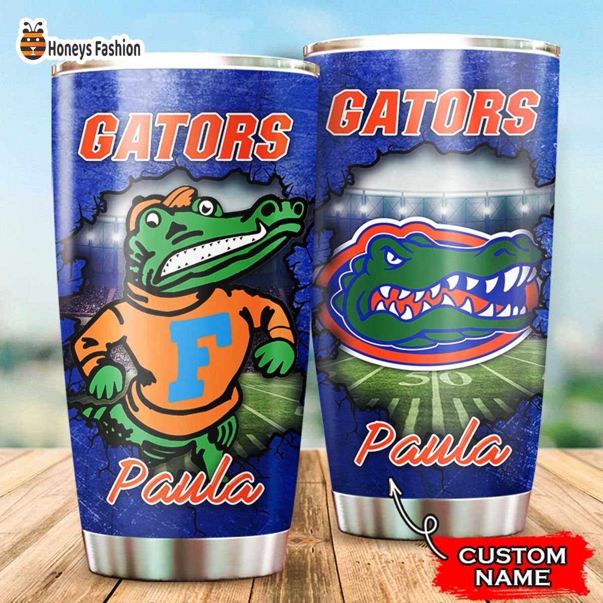 Florida Gators NCAA Custom Name Tumbler