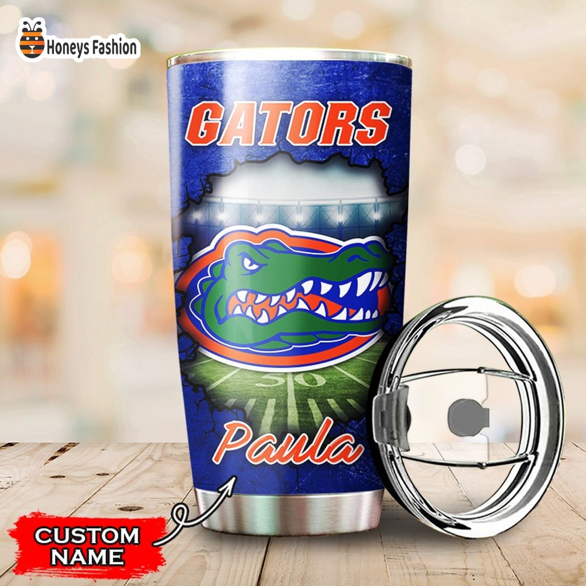 Florida Gators NCAA Custom Name Tumbler