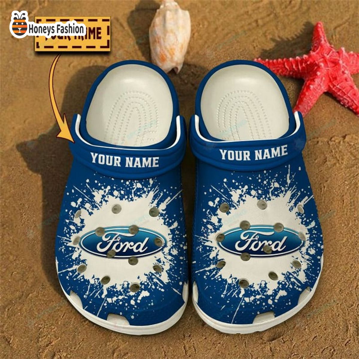 Ford custom name classic crocs