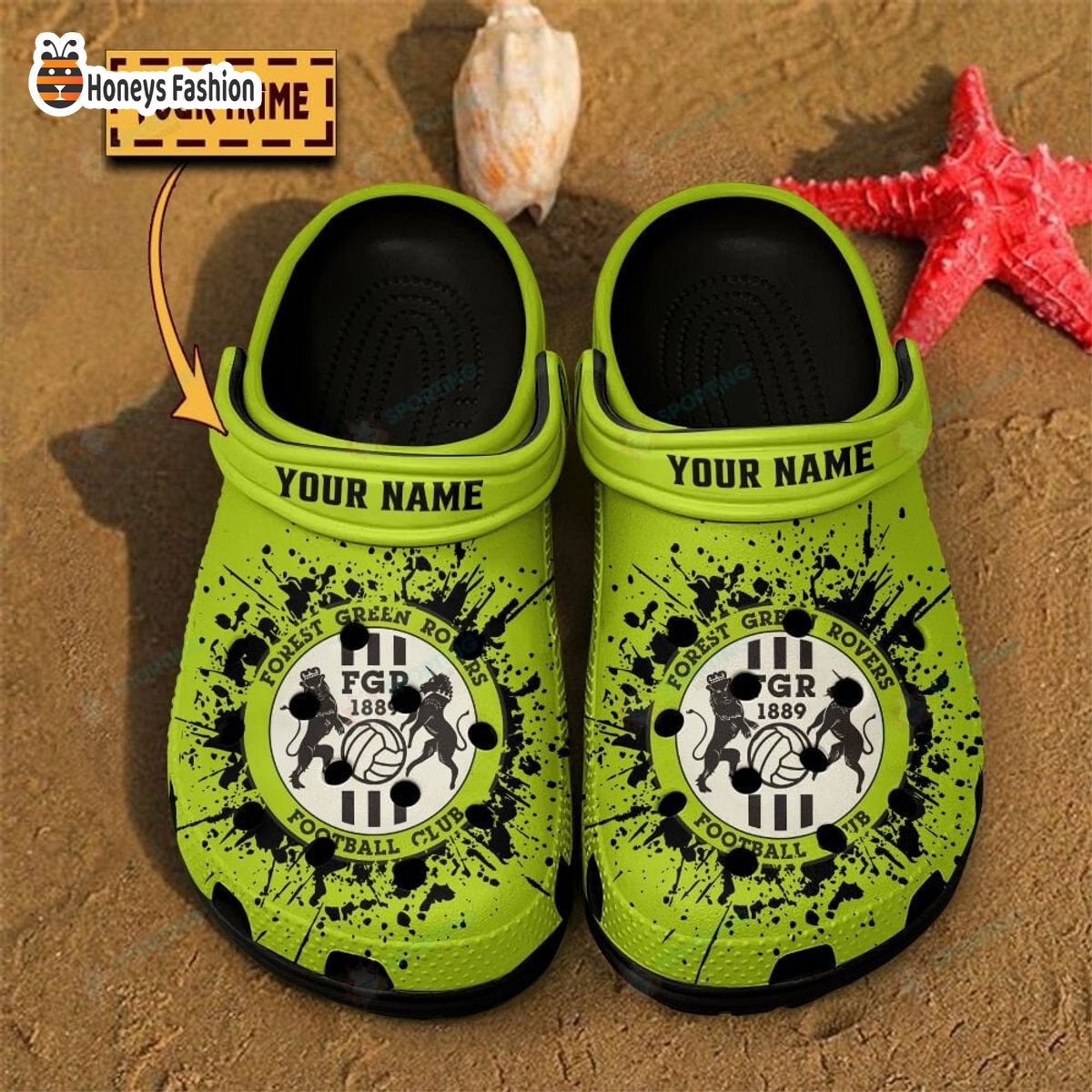 Forest Green Rovers Custom Name Classic Crocs