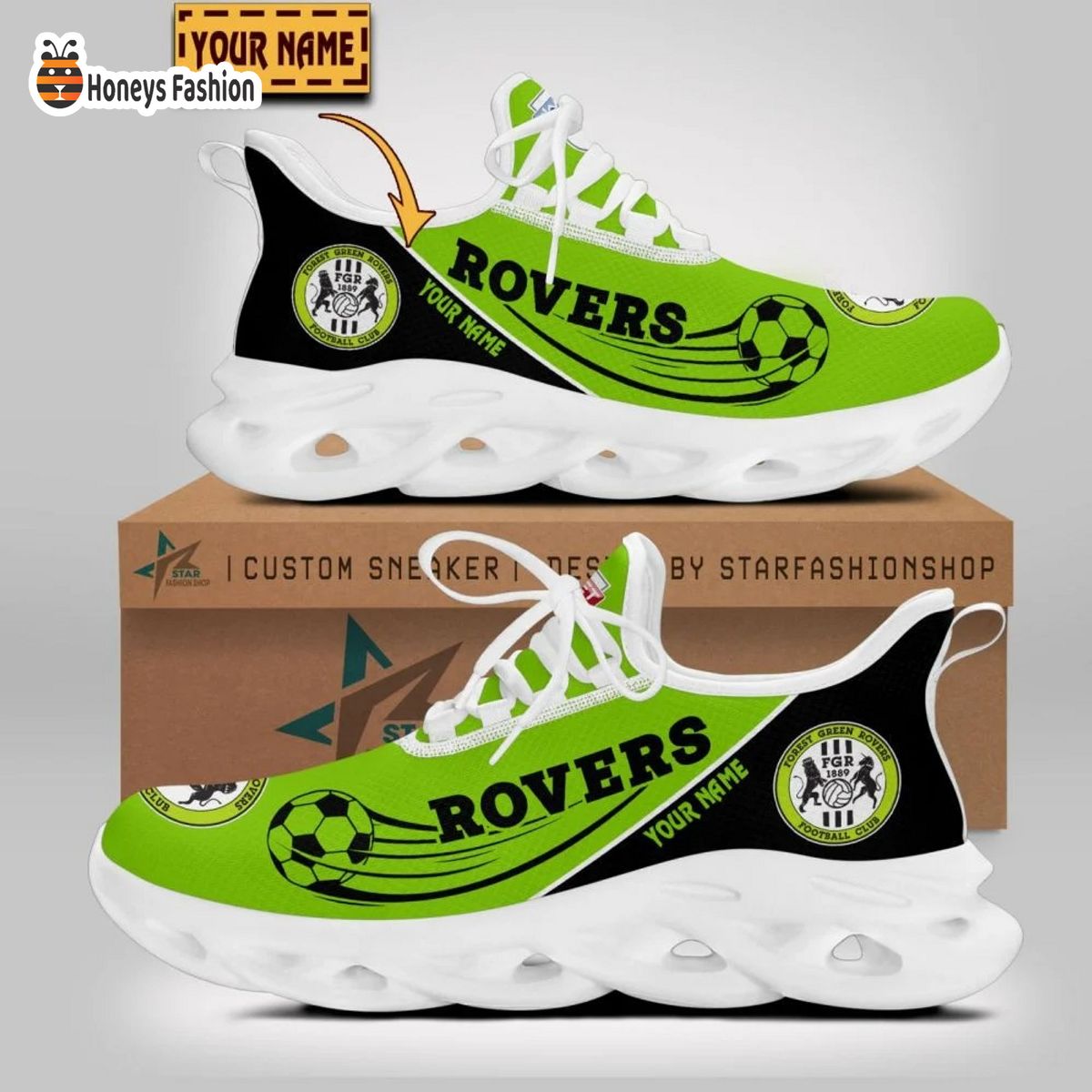 Forest Green Rovers League One Custom Name Trainer Max Soul