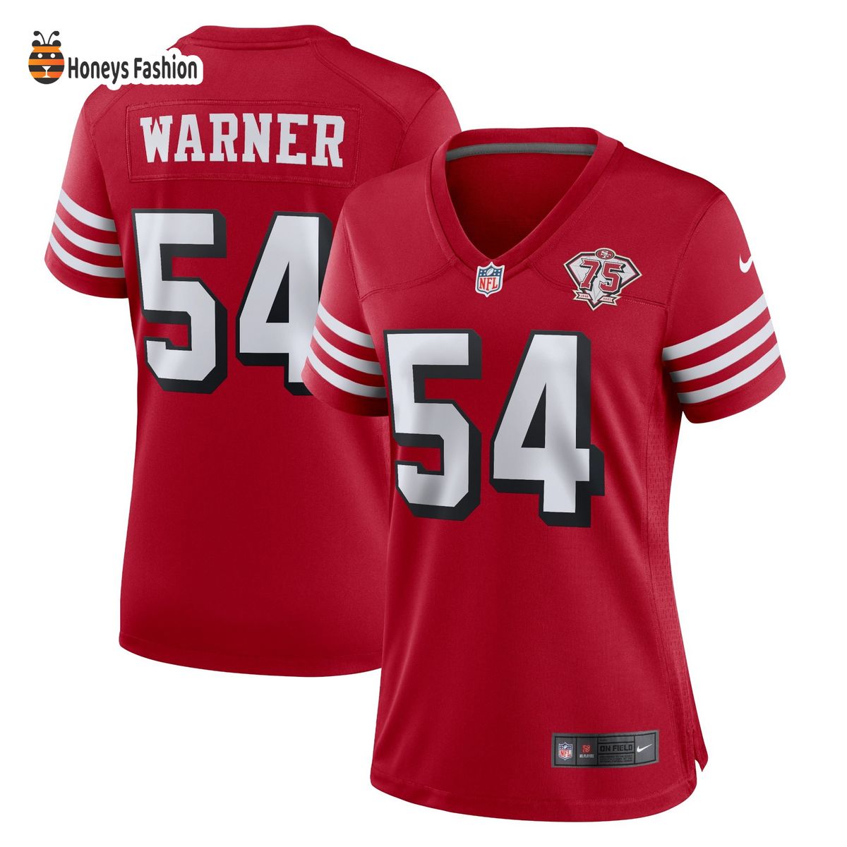 Fred Warner San Francisco 49ers Nike Women’s 75th Anniversary Alternate Game Jersey
