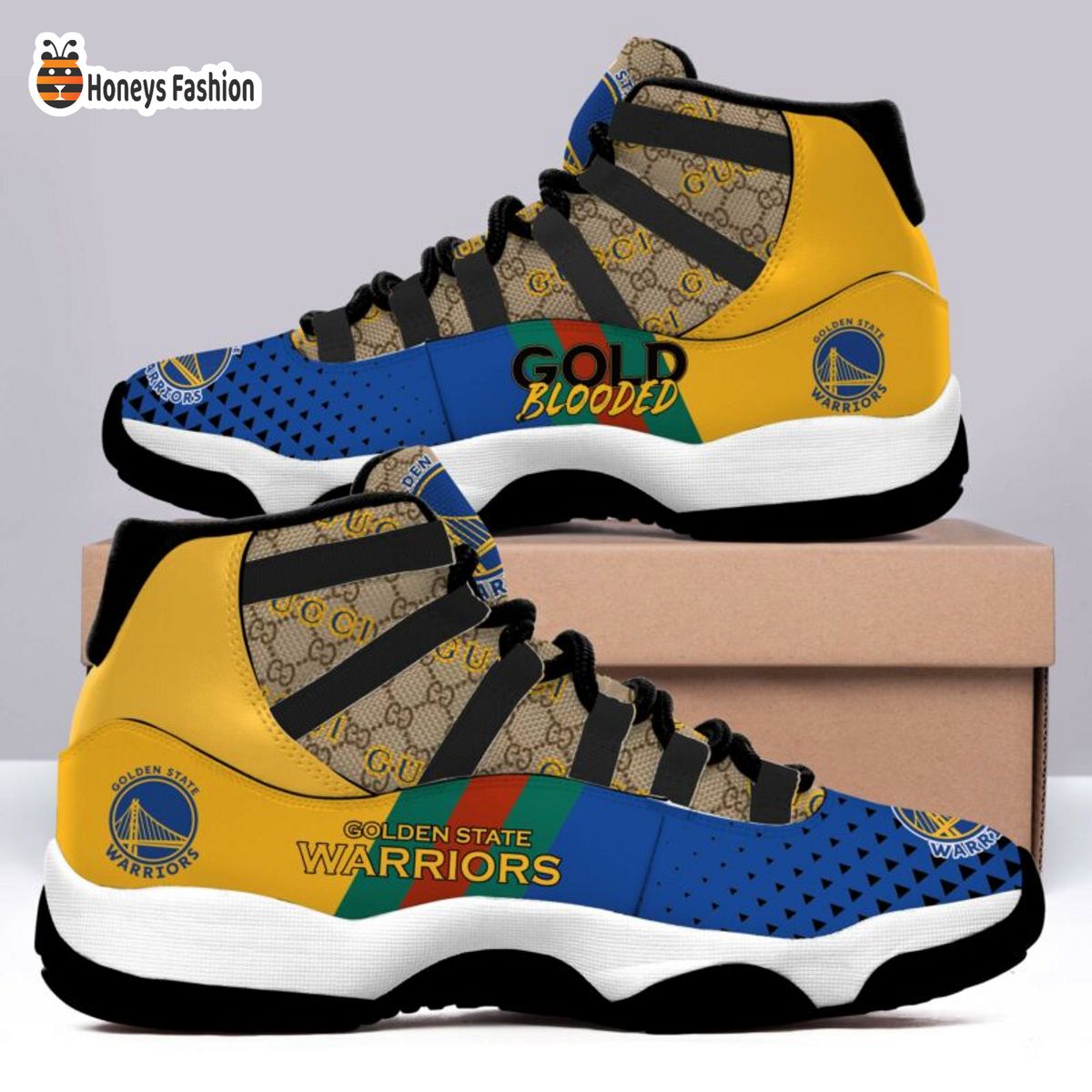 Golden State Warriors x Gucci Air Jordan 11 Sneaker
