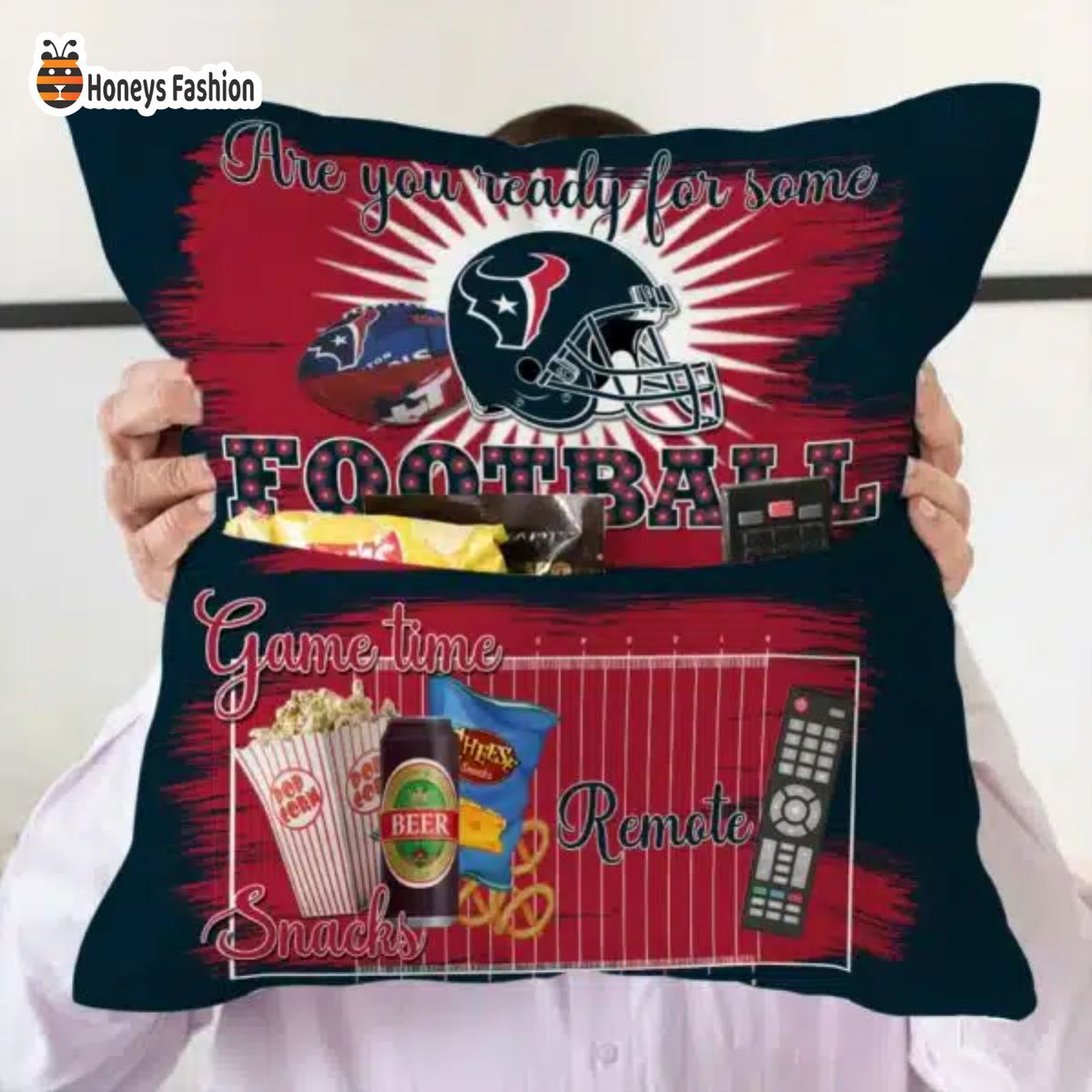 Houston Texans are you ready for some football pillow