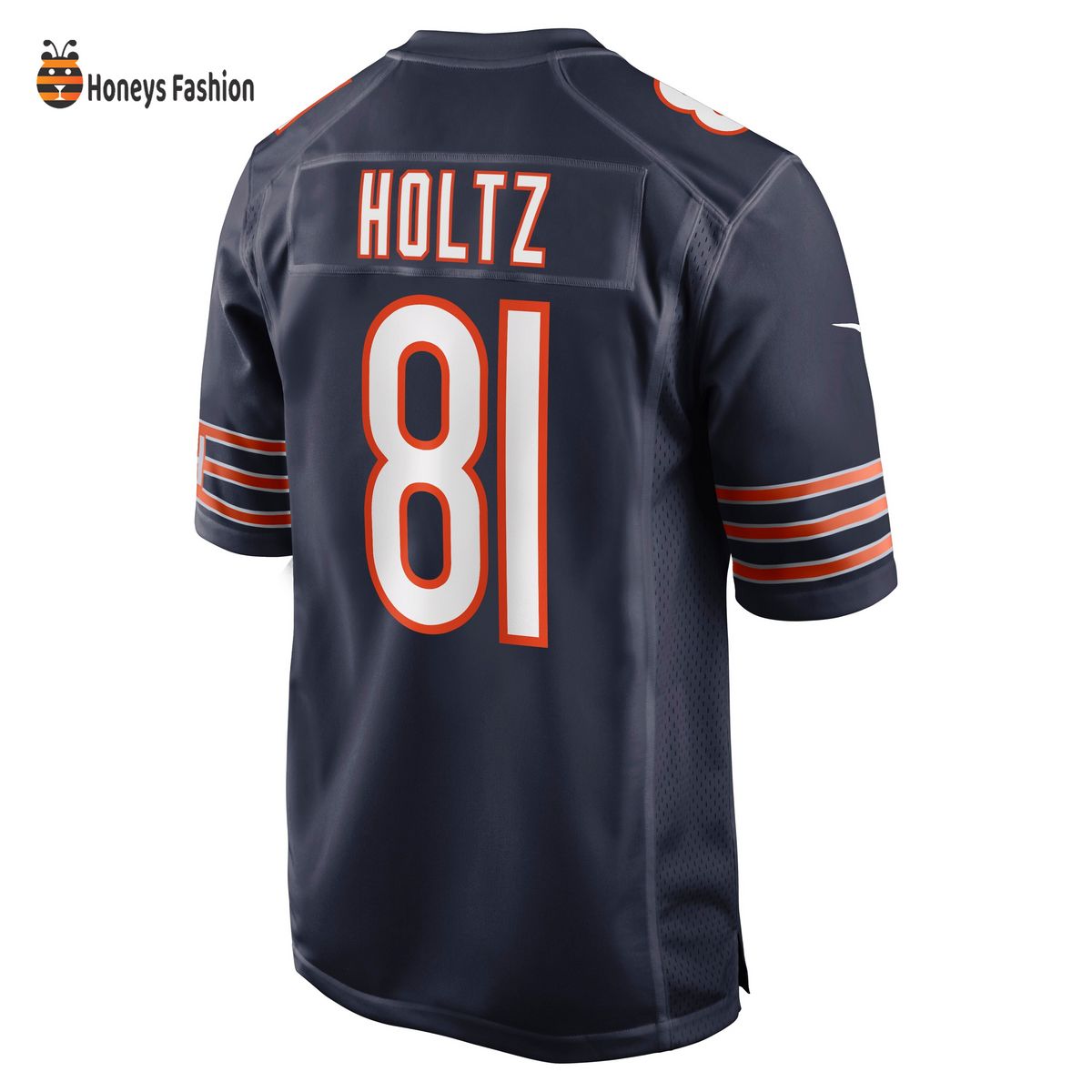 J.P. Holtz Chicago Bears Nike Game Navy Jersey