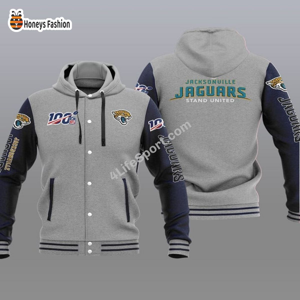 Jacksonville Jaguars 100th Anniversary Season Hooded Varsity Jacket