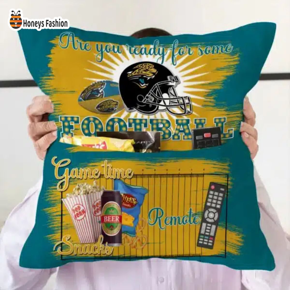 Jacksonville Jaguars are you ready for some football pillow