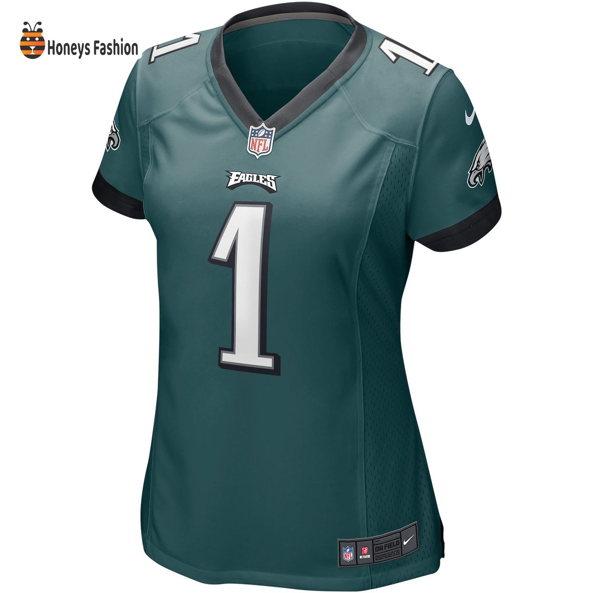 Jalen Hurts Philadelphia Eagles Nike Women’s Team Game Midnight Green Jersey