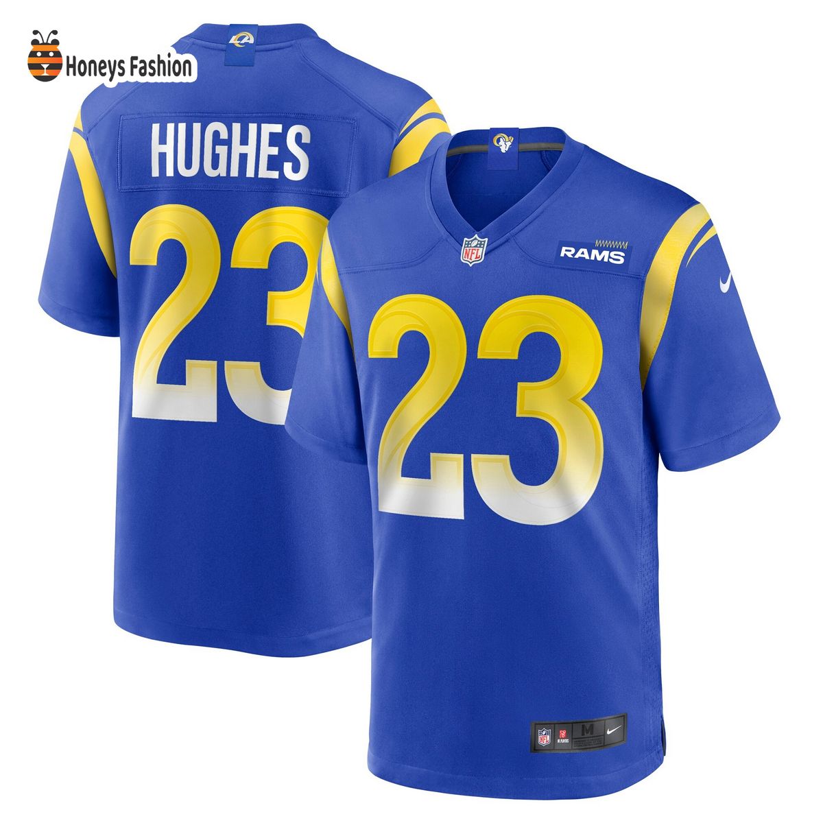 JuJu Hughes Los Angeles Rams Nike Game Player Jersey