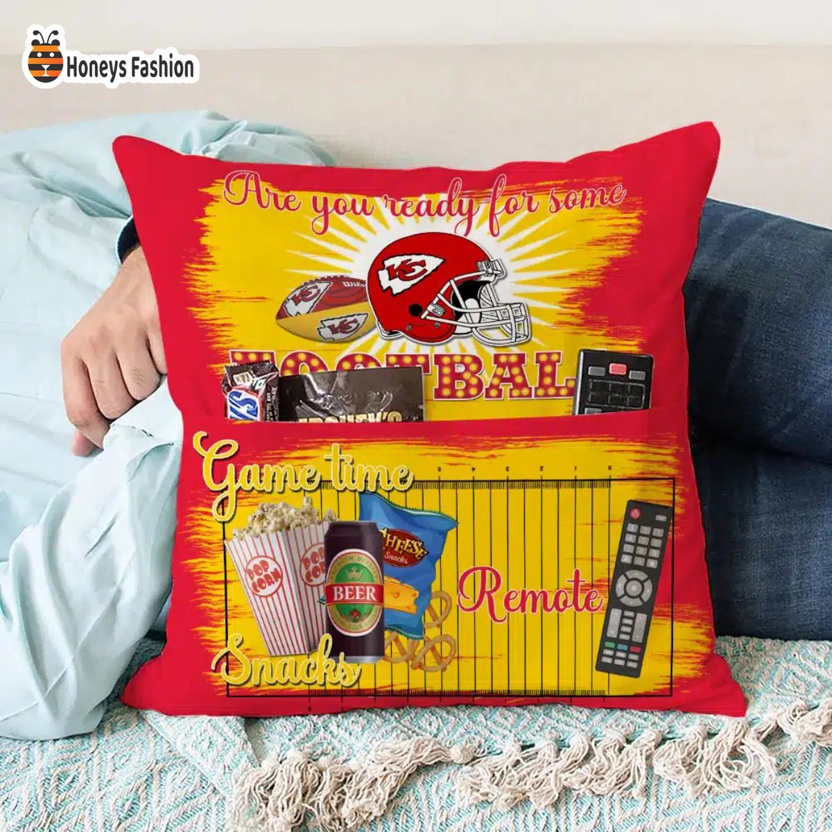 Kansas City Chiefs are you ready for some football pillow