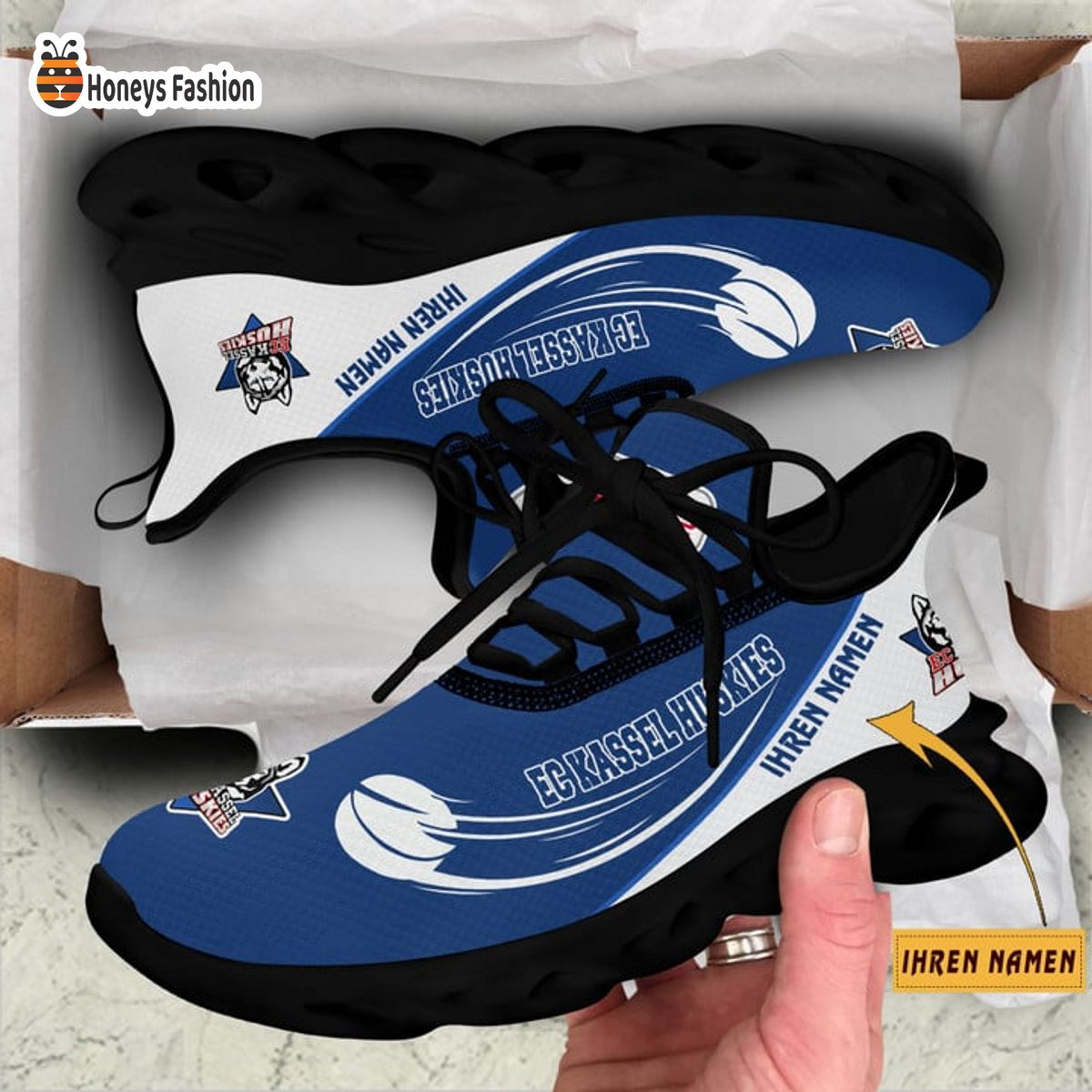 Kassel Huskies DEL Ihren Namen Sneaker Schuhe