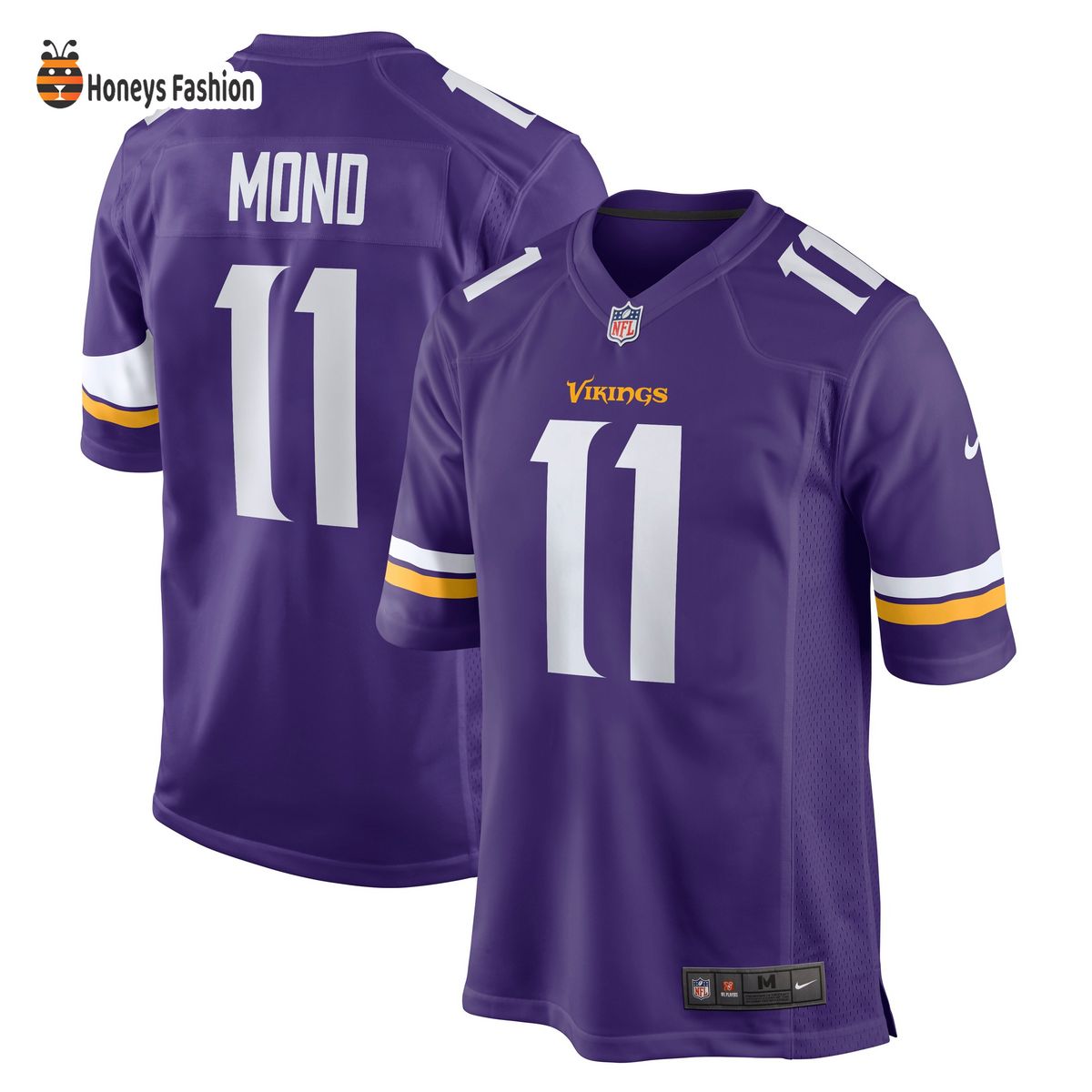 Kellen Mond Minnesota Vikings Nike 2021 NFL Draft Pick Player Game Jersey