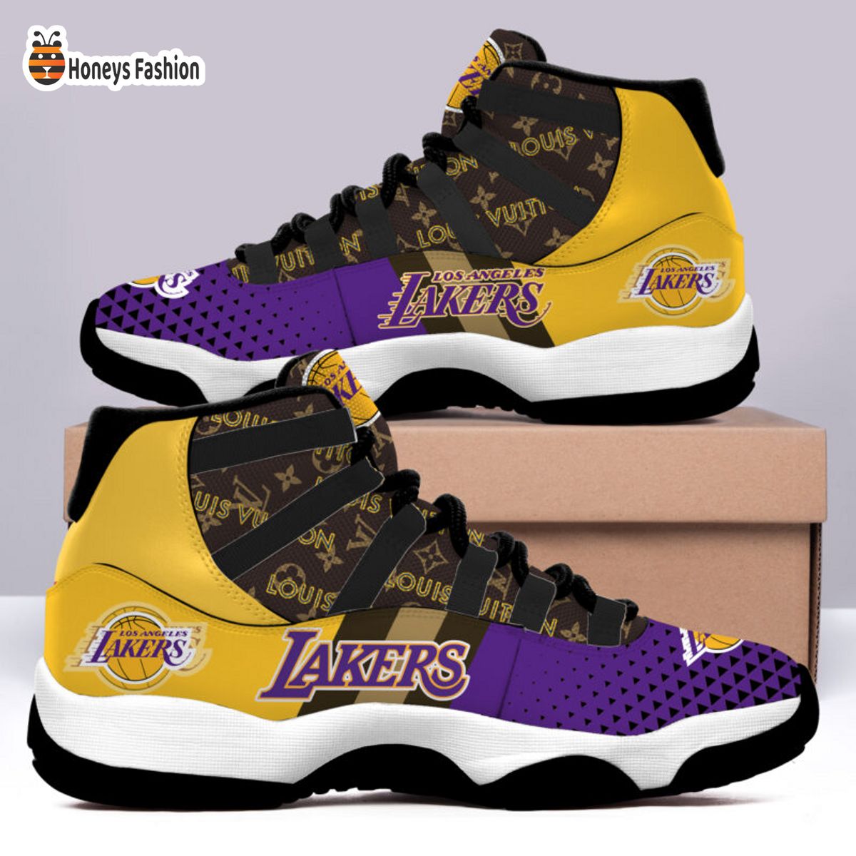 Los Angeles Lakers x Louis Vuitton Air Jordan 11 Sneaker