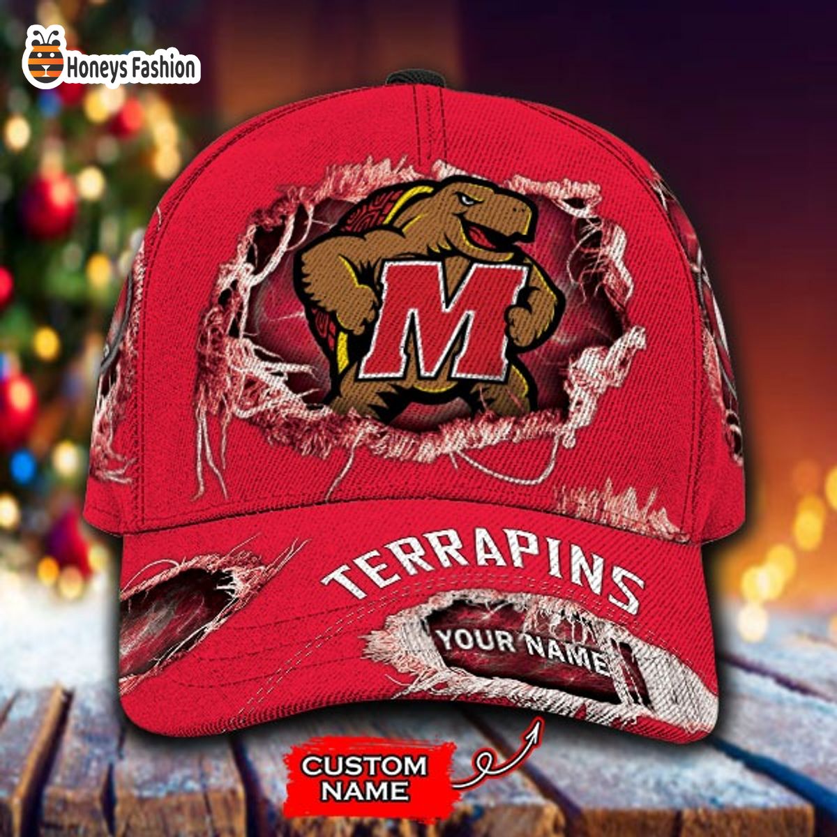 Maryland Terrapins NCAA Custom Name Classic Cap