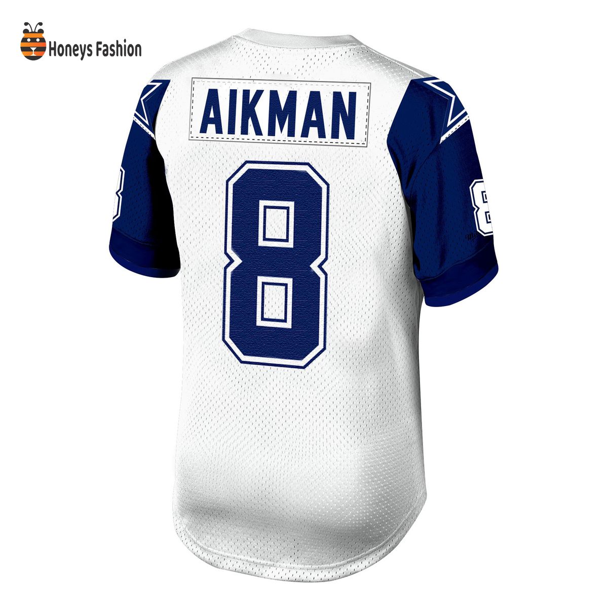 Men’s Dallas Cowboys Troy Aikman Mitchell & Ness White/Navy 1994 Authentic Retired Player Jersey