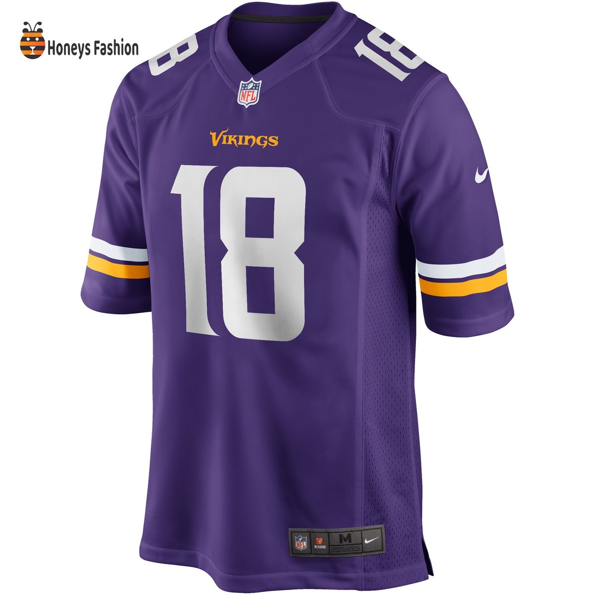 Men’s Minnesota Vikings Justin Jefferson Nike Purple Player Game Jersey