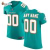 Miami Dolphins Nike Vapor Untouchable Elite Custom Aqua Jersey