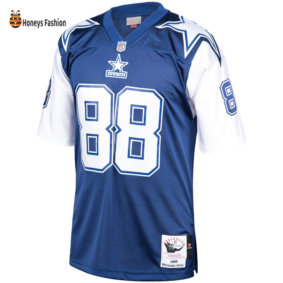 Michael Irvin Dallas Cowboys Mitchell & Ness 1995 Authentic Retired Player Navy Jersey