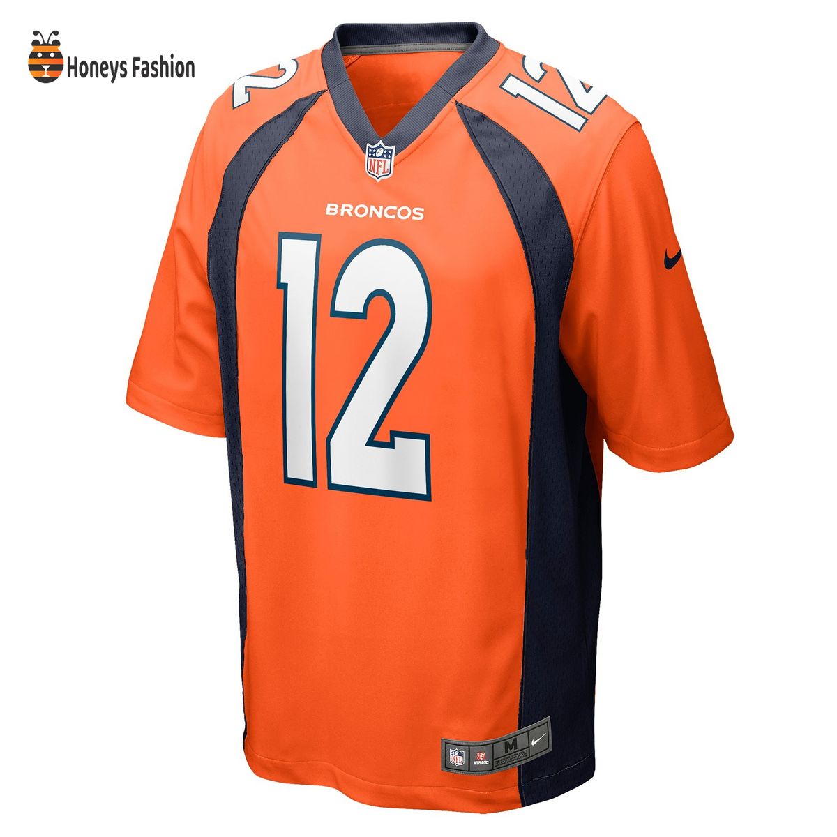 Mike Ford Denver Broncos Nike Game Player Orange Jersey
