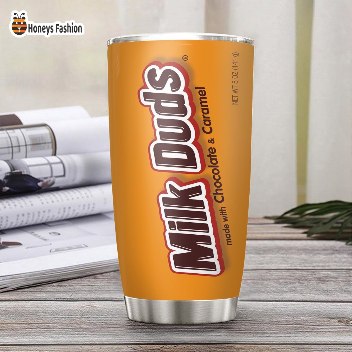 Milk Duds Chocolate And Caramel Candy Stainless Steel Tumbler