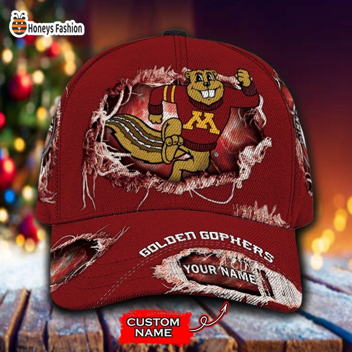 Minnesota Golden Gophers NCAA Custom Name Classic Cap
