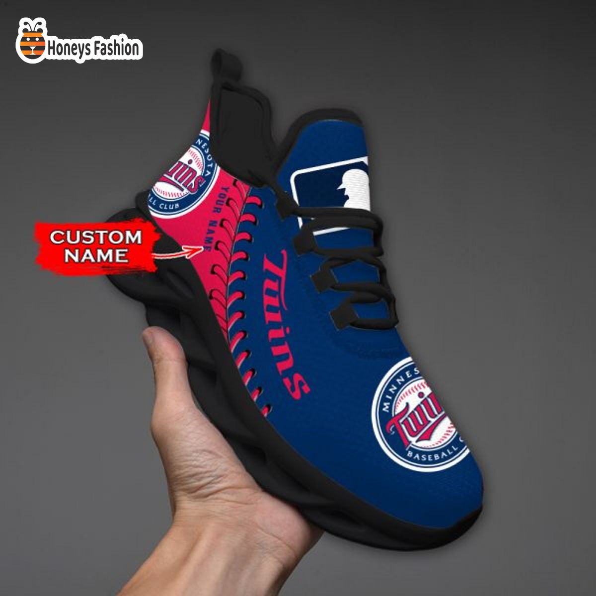 Minnesota Twins MLB Custom Name Max Soul Sneaker