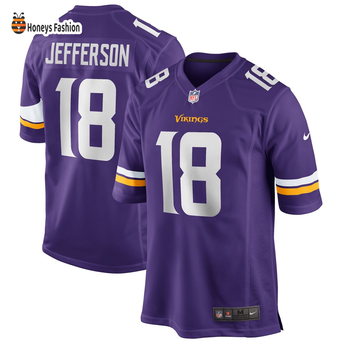 Minnesota Vikings Justin Jefferson Purple 2020 NFL Jersey