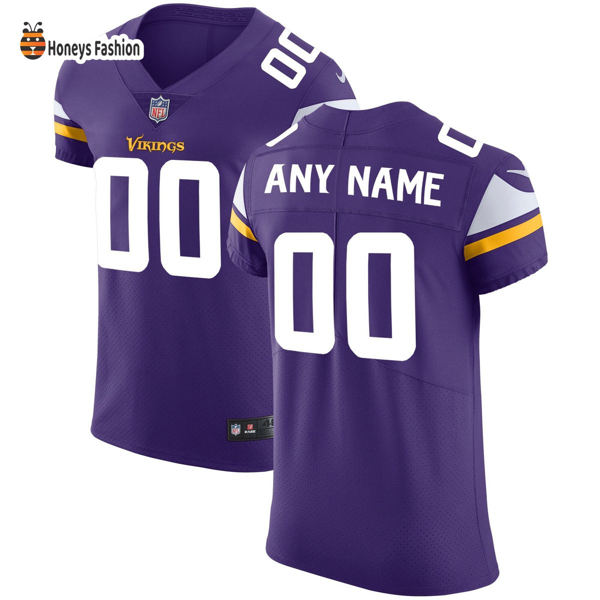 Minnesota Vikings Nike Vapor Untouchable Custom Elite Purple Jersey