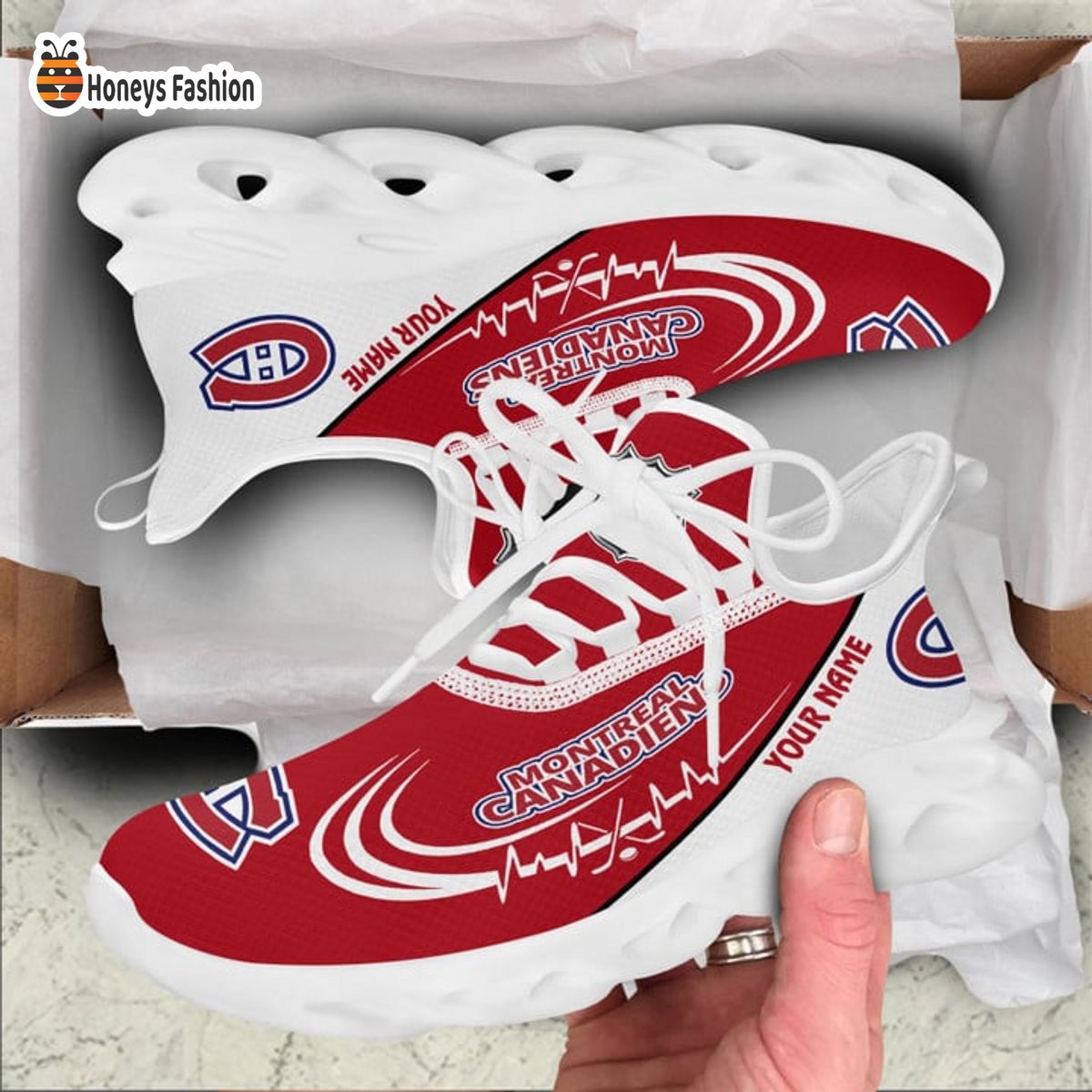 Montreal Canadiens NHL Custom Name Max Soul Sneaker