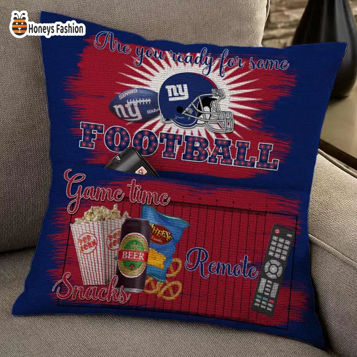 New York Giants are you ready for some football pillow