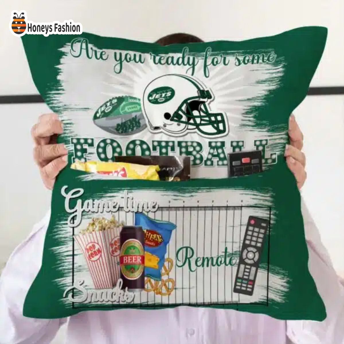 New York Jets are you ready for some football pillow