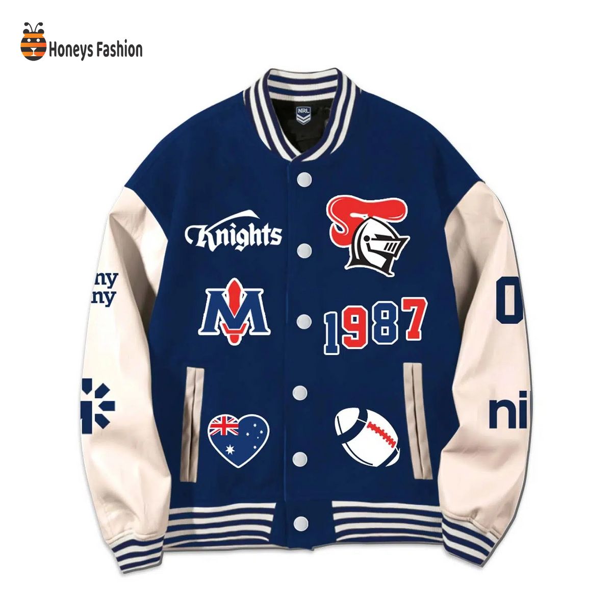 Newcastle Knights Rugby Personalized Jacket