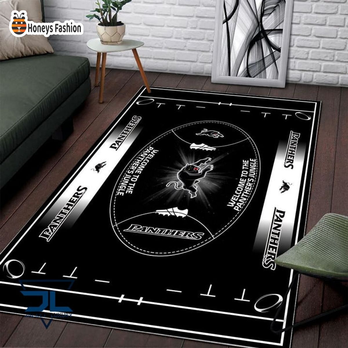 Penrith Panthers NRL Rug Carpet