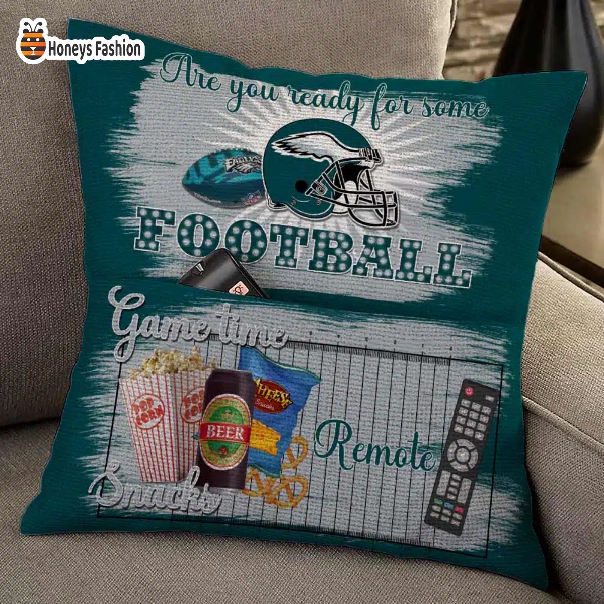 Philadelphia Eagles are you ready for some football pillow