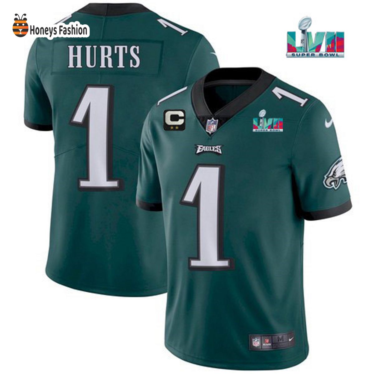 Philadelphia Eagles Jalen Hurts Green Super Bowl 2020 NFL Jersey