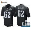 Philadelphia Eagles Jason Kelce Black Super Bowl 2020 NFL Jersey