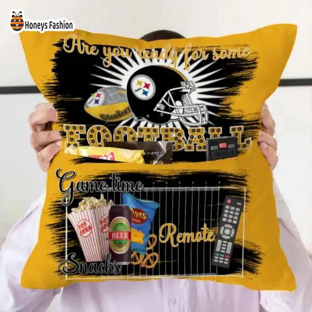 Pittsburgh Steelers are you ready for some football pillow