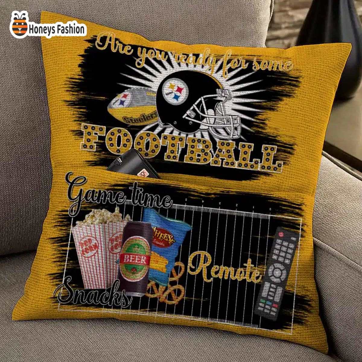 Pittsburgh Steelers are you ready for some football pillow