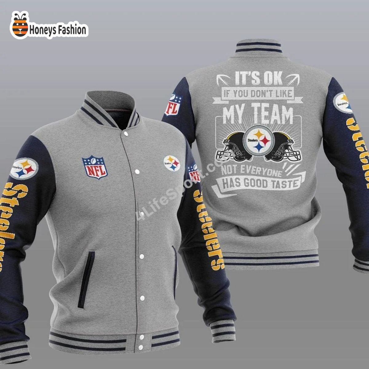 Pittsburgh Steelers it’s ok you don’t like my team varsity jacket