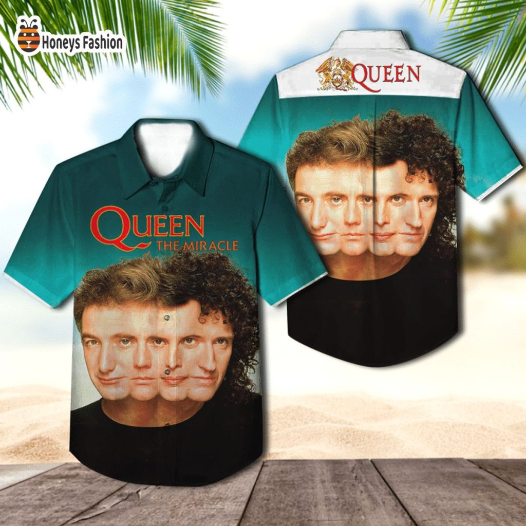 Queen band the miracle album cover hawaiian shirt