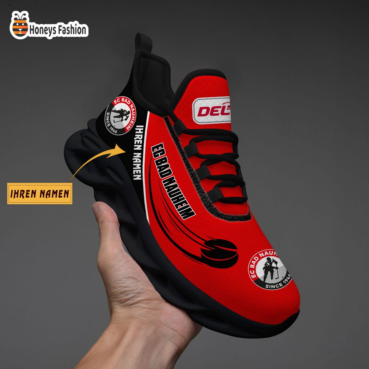 Rote Teufel Bad Nauheim DEL Ihren Namen Sneaker Schuhe
