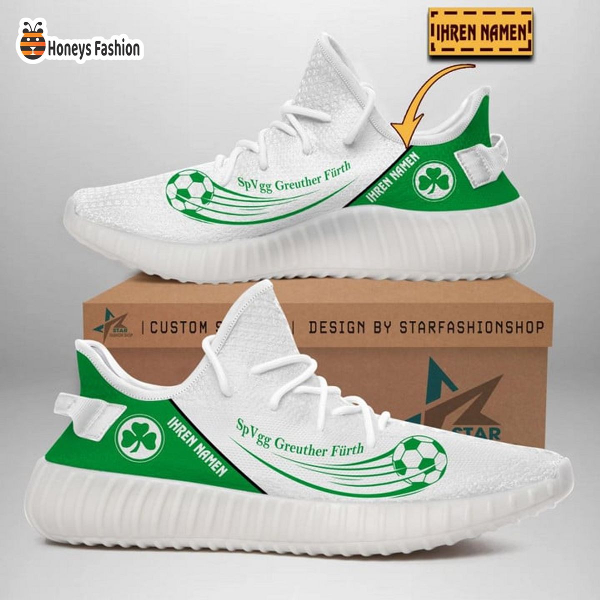 SpVgg Greuther Furth personalisiert yeezy sneaker