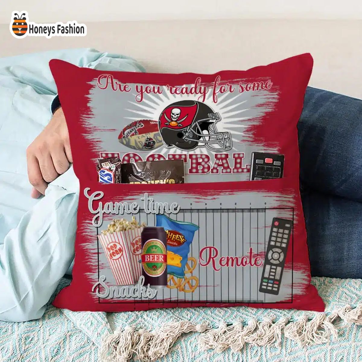 Tampa Bay Buccaneers are you ready for some football pillow