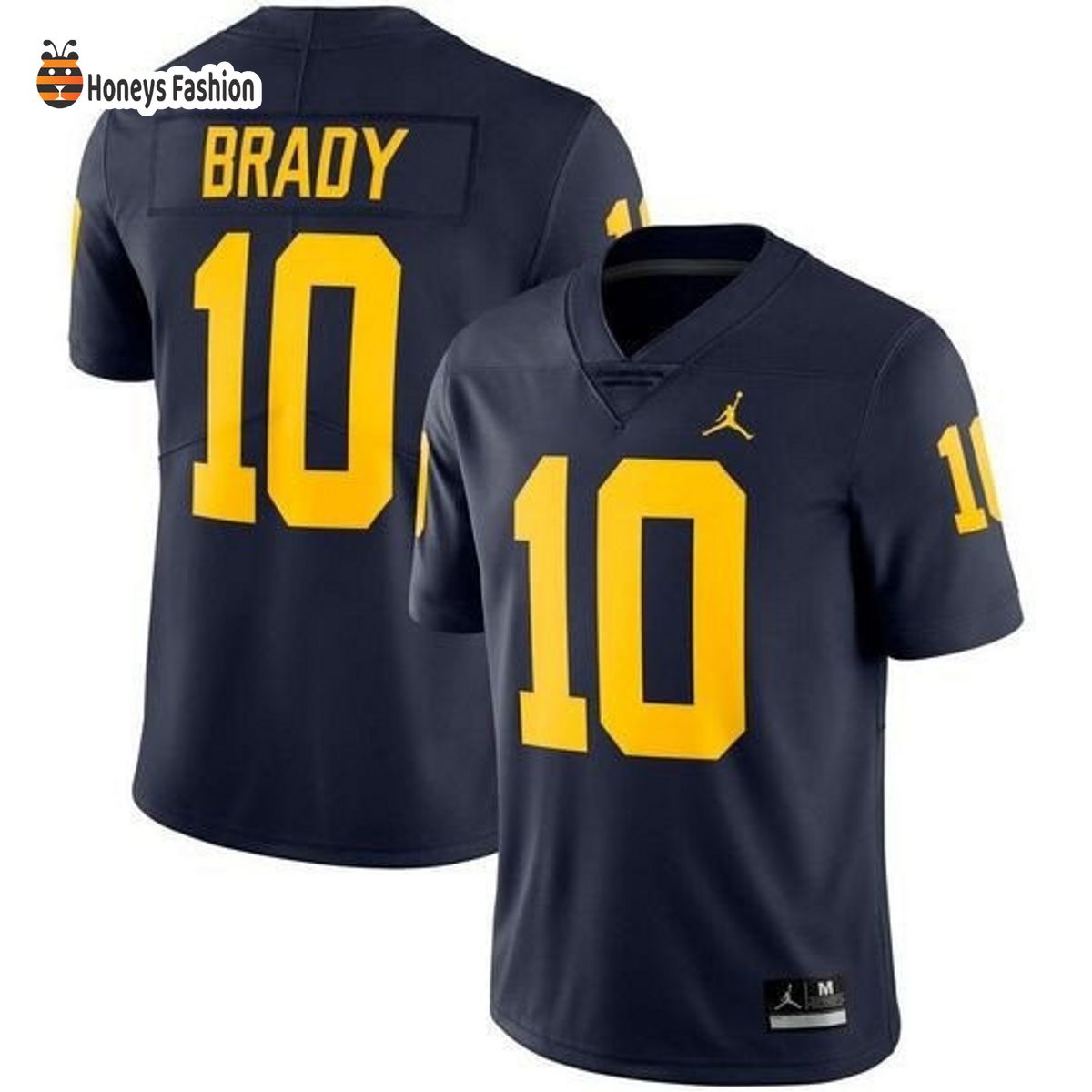 Tom Brady Michigan Wolverines Jordan Brand Alumni Football Navy 2019 Limited Jersey