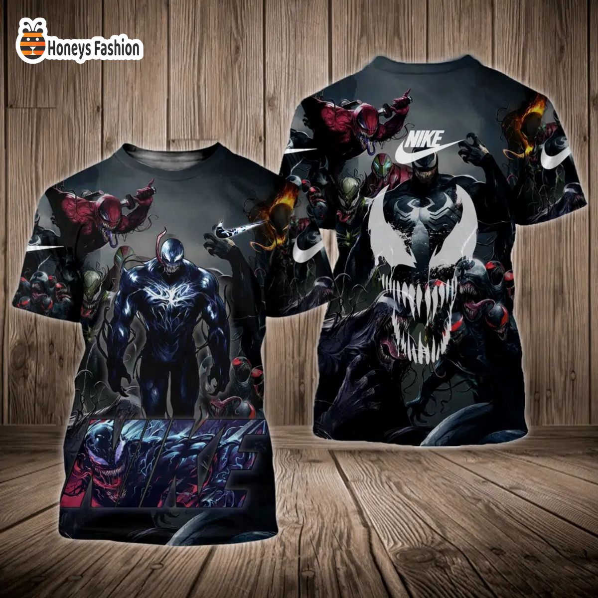 Venom Marvel Nike 3d Hoodie Tshirt