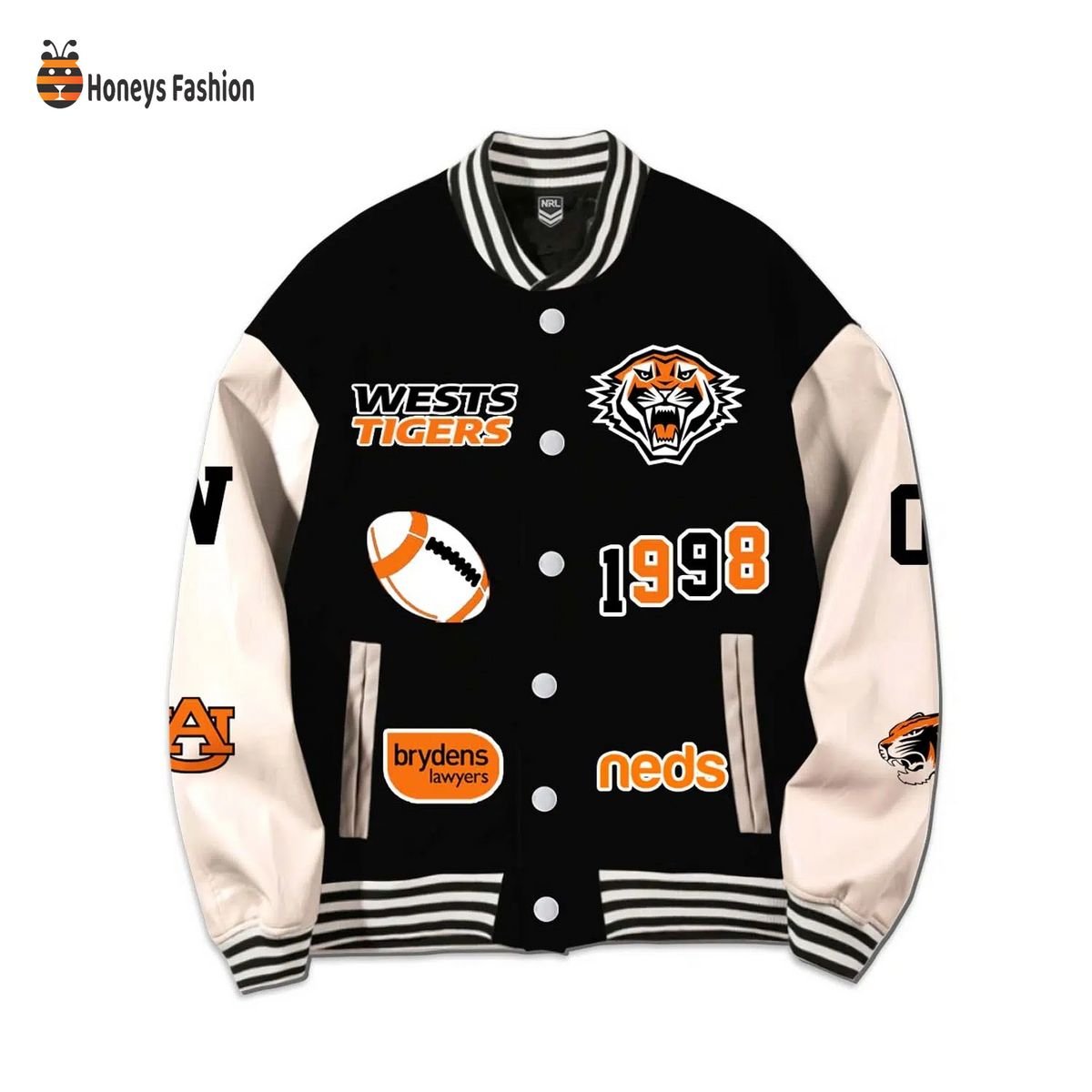 Wests Tigers Rugby Personalized Jacket