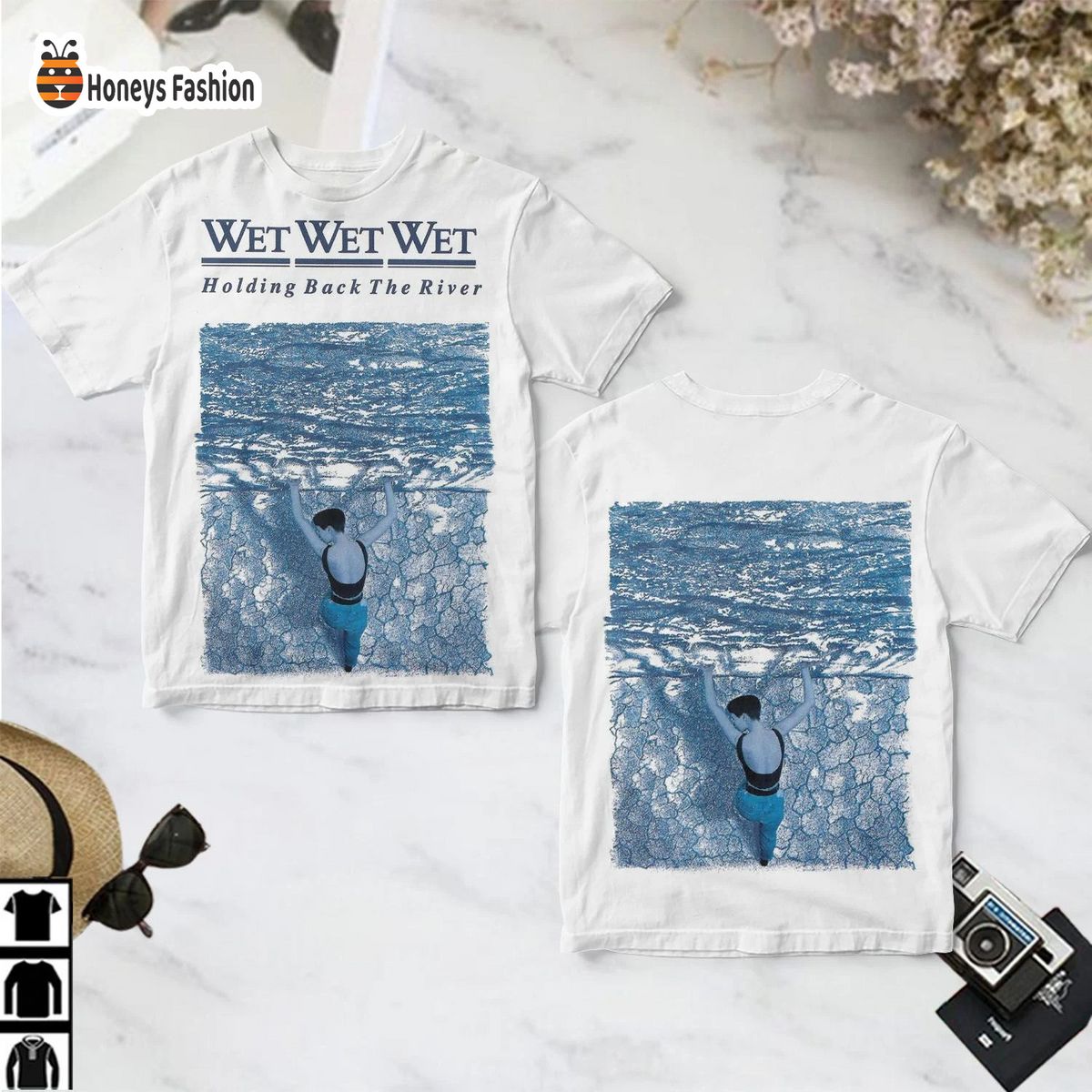 Wet Wet Wet Band Holding Back The River Album Cover Shirt