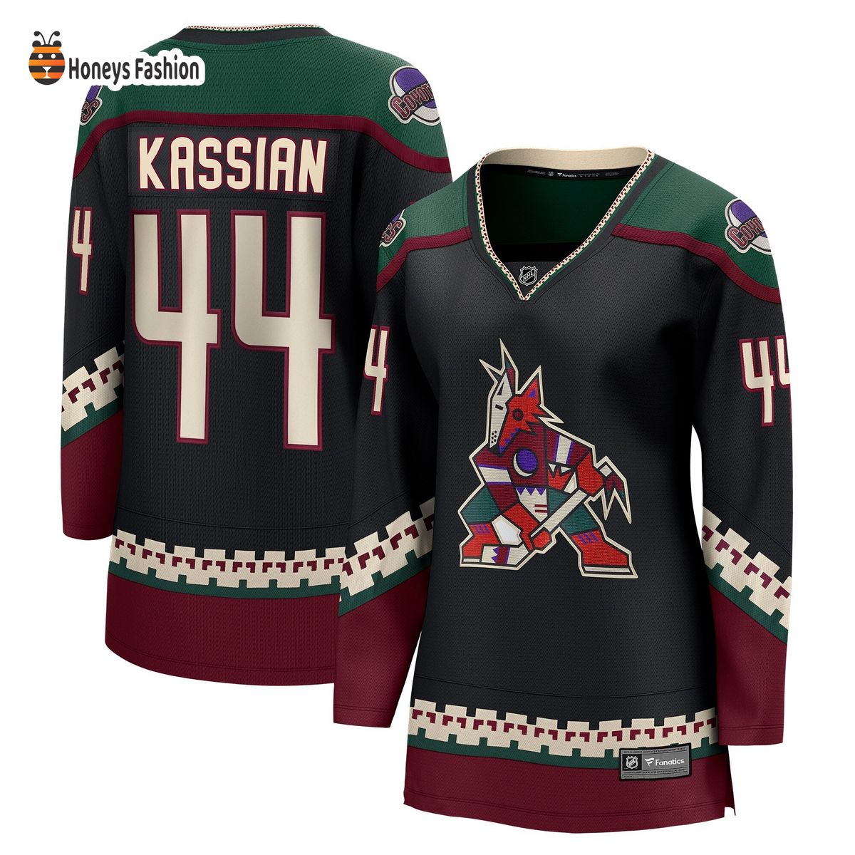 Women’s Arizona Coyotes Zack Kassian Black Home Breakaway Player Jersey