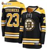 Women’s Boston Bruins Jack Studnicka Black Home Breakaway Player Jersey